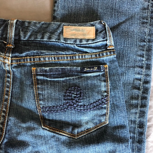 👖👖Seven7 Jeans Bootcut Size 28 EUC👖👖 - Picture 6 of 7
